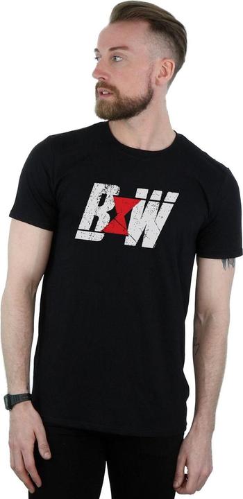 Produktbild Black Widow Movie Initial Logo TShirt (S)