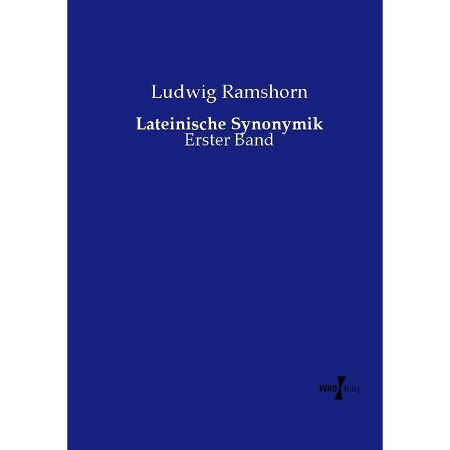 Lateinische Synonymik, Fachbücher von Ludwig Ramshorn