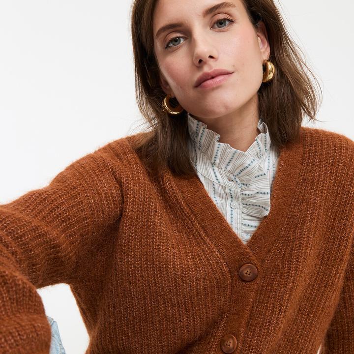 Immagine prodotto La Redoute Collections Signature Strickjacke mit V-Ausschnitt GILDAS (XL)