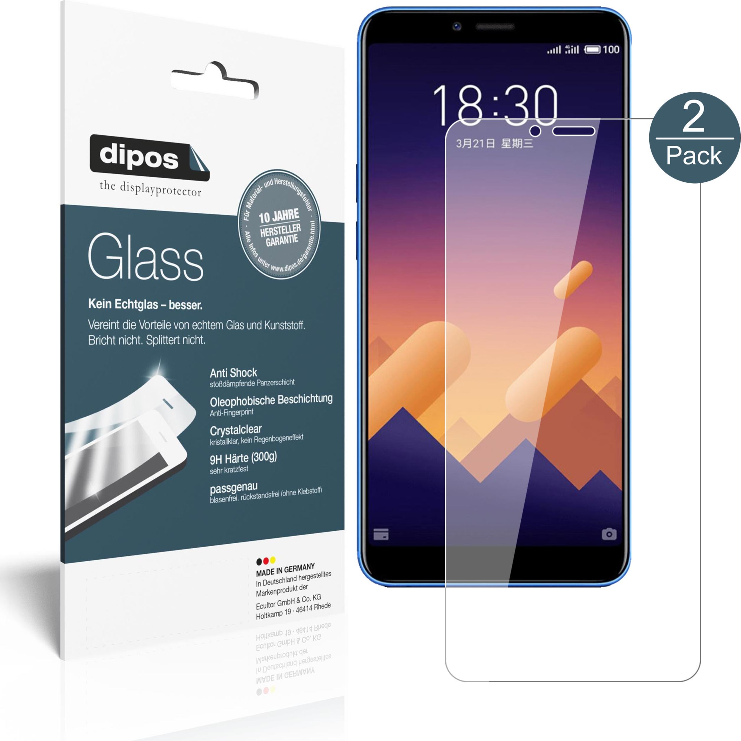 Thumbnail - Dipos Displayschutz Anti-Shock (2 Stück, Meizu E3), Smartphone Schutzfolie, Transparent