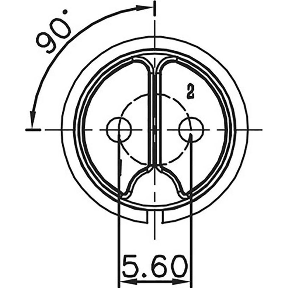 Thumbnail - Lumberg 0251 02 Rundsteckverbinder Stecker, gerade Gesamtpolzahl: 2 1 St., Elektronikkabel + Stecker, Schwarz