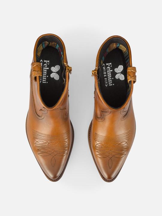 Produktbild Felmini Die Wide Cowboy-Stiefelette aus Marvin-Leder ist eine trendige und bequeme Wahl. Diese weite (41)