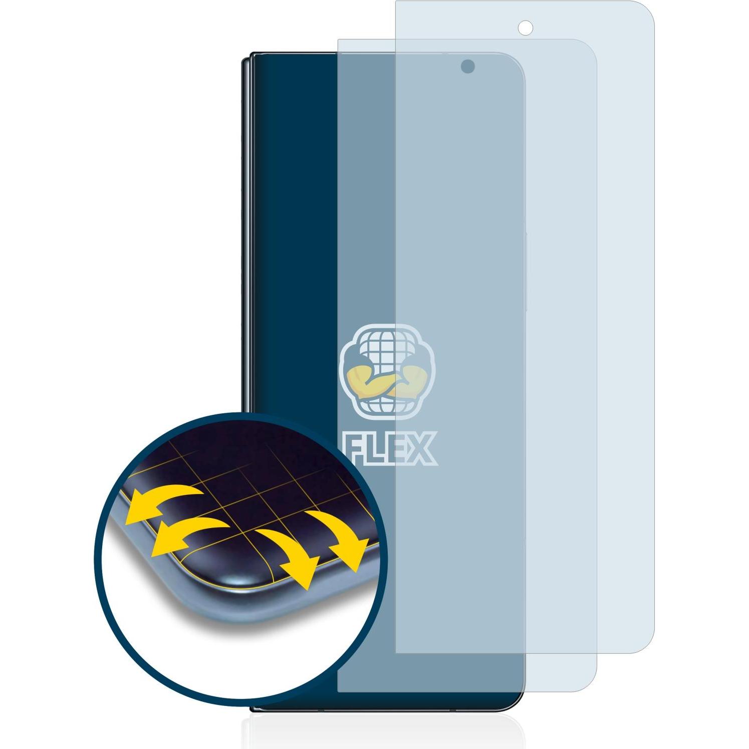 Thumbnail - BROTECT Full-Cover Displayschutz (2 Stück, Samsung Galaxy Z Fold4), Smartphone Schutzfolie, Transparent