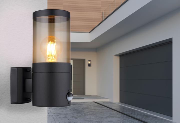 Produktbild Globo Aussenleuchte Xeloo schwarz 1xE27 (E27, IP44)