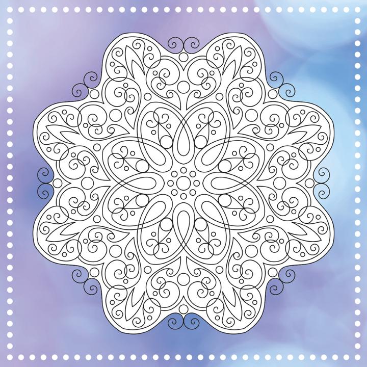 Actual product image Wonderful mandalas to color