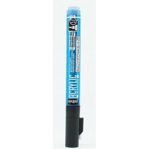 Pebeo, Marker, Acrylic Marker Dünn Rundspitze 1,2mm (Edles Blau, 1.20 mm)