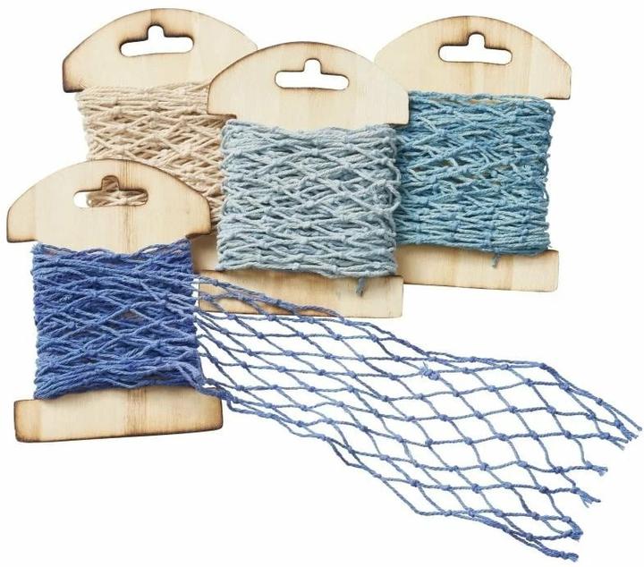 Produktbild Hobby Fun Textilband Netzband 130 mm x 1 m, Blau