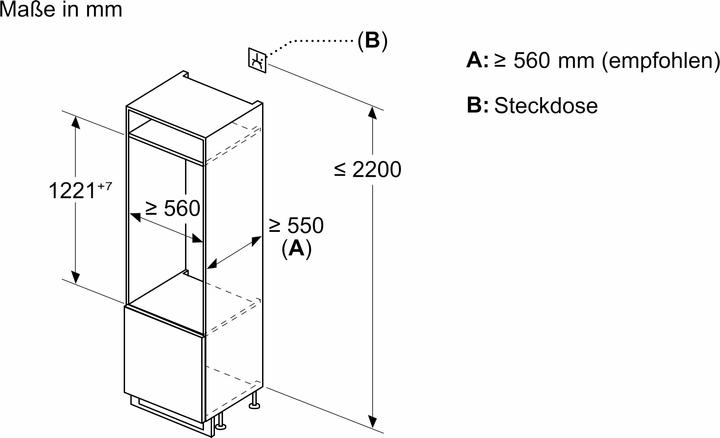 Produktbild Bosch Hausgeräte EinbauKühlautomat (187 l)
