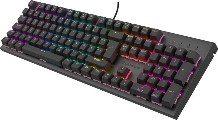 Actual product image Genesis Gaming keyboard THOR 303 silent wired DE (DE, Cable)