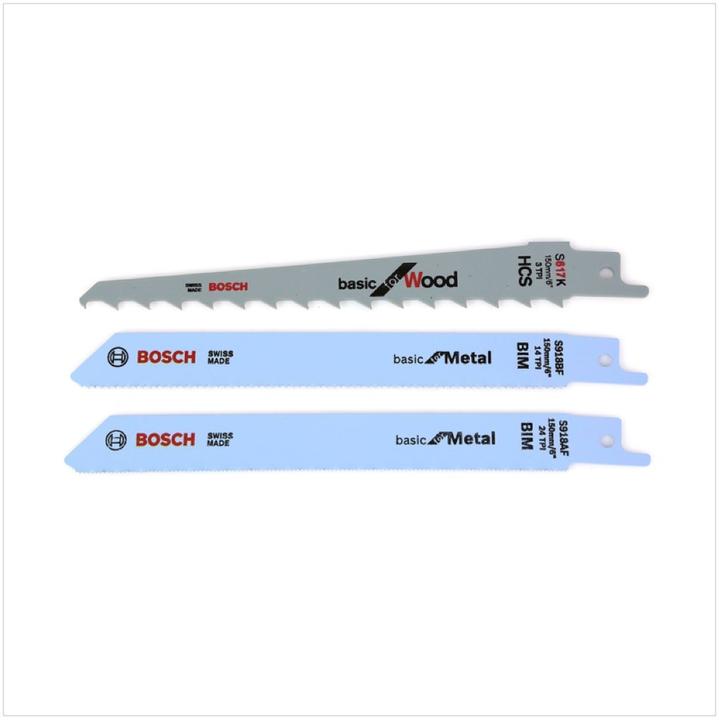Produktbild Bosch Professional Zubehör 15-tlg. Säbelsägeblatt-Set Wood and Metal Basic
