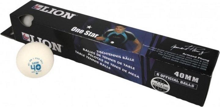 Lion 6Erpack Tischtennisbälle (6 Stk.)