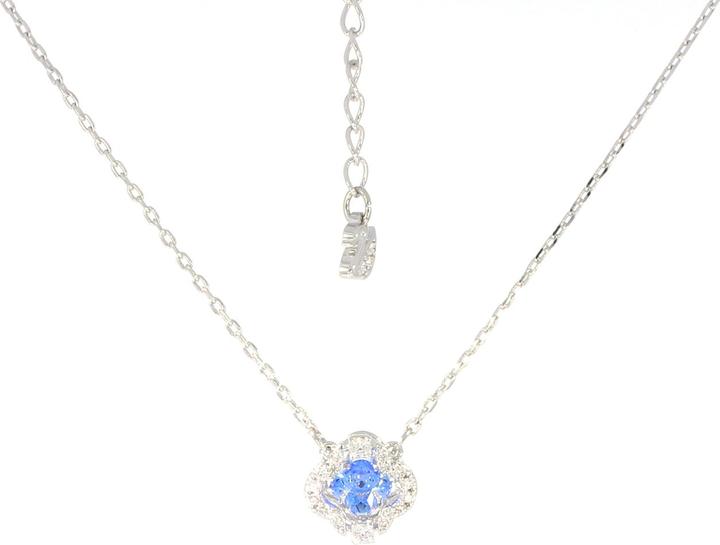 Actual product image Swarovski Sparkling Dance Necklace Blue (Swarovski Metal)