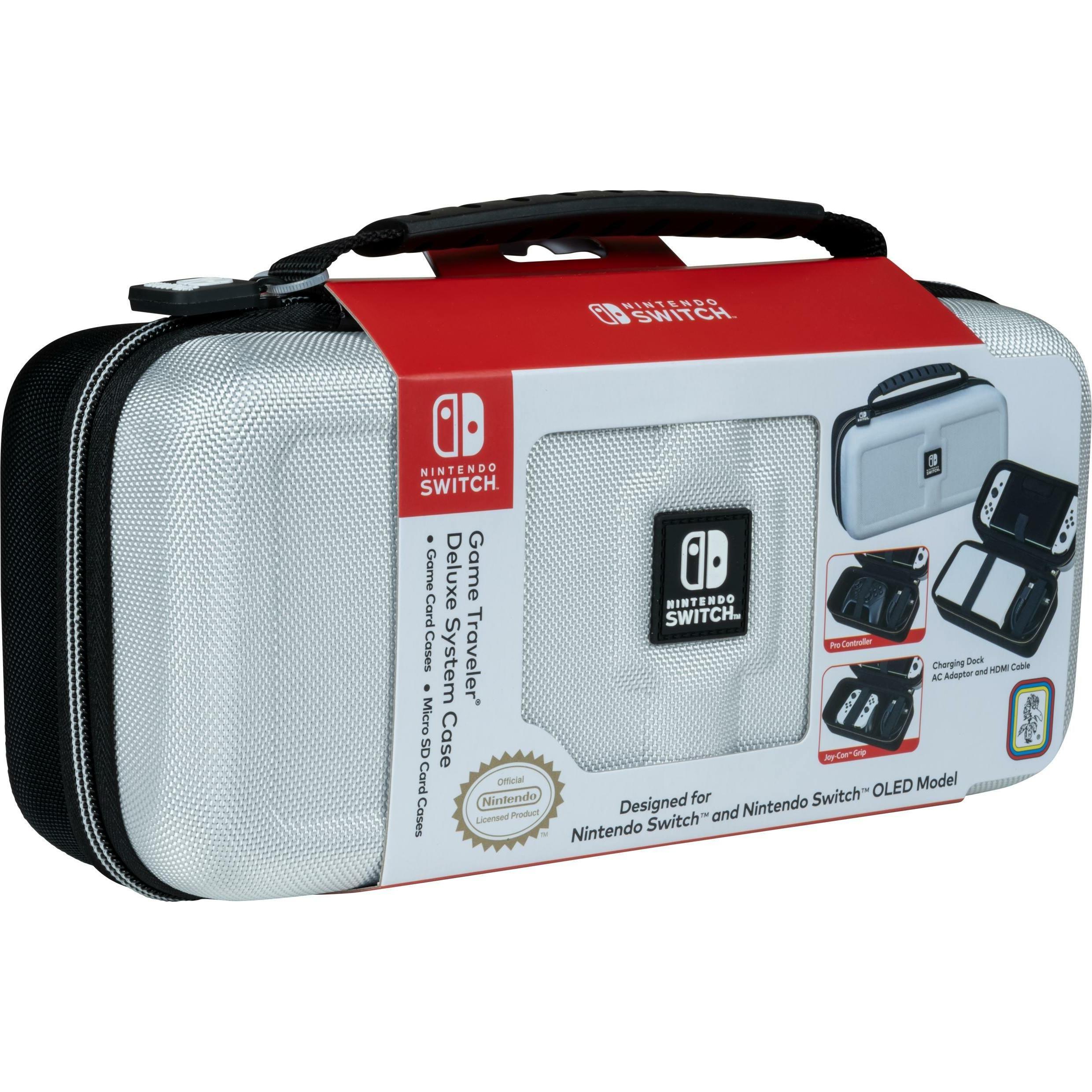 Nacon Gaming Game Traveler Deluxe System Case (Switch, Switch OLED), Weiteres Gaming Zubehör, Weiss