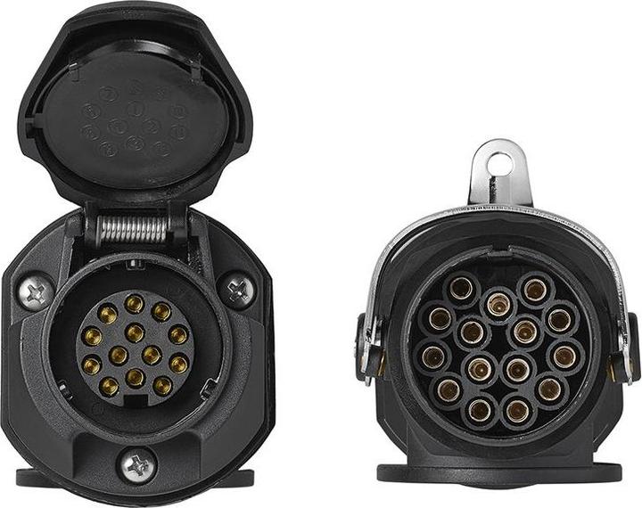 Produktbild ProPlus Adapter von 24V 15- auf 12V 13-polig ISO12098 > ISO11446