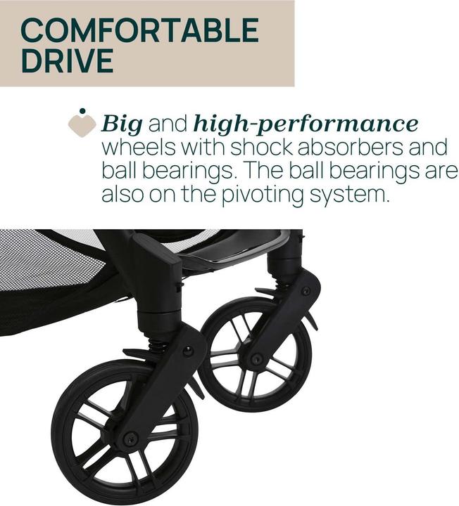 Actual product image Chicco 4-Wheel Stroller Goody Xplus Dark