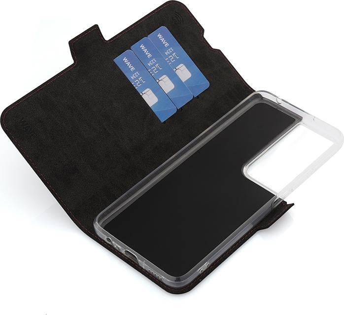 Actual product image Wave BookCase -suojakuori, Honor X7b, Smoky Sangria (Honor X7)