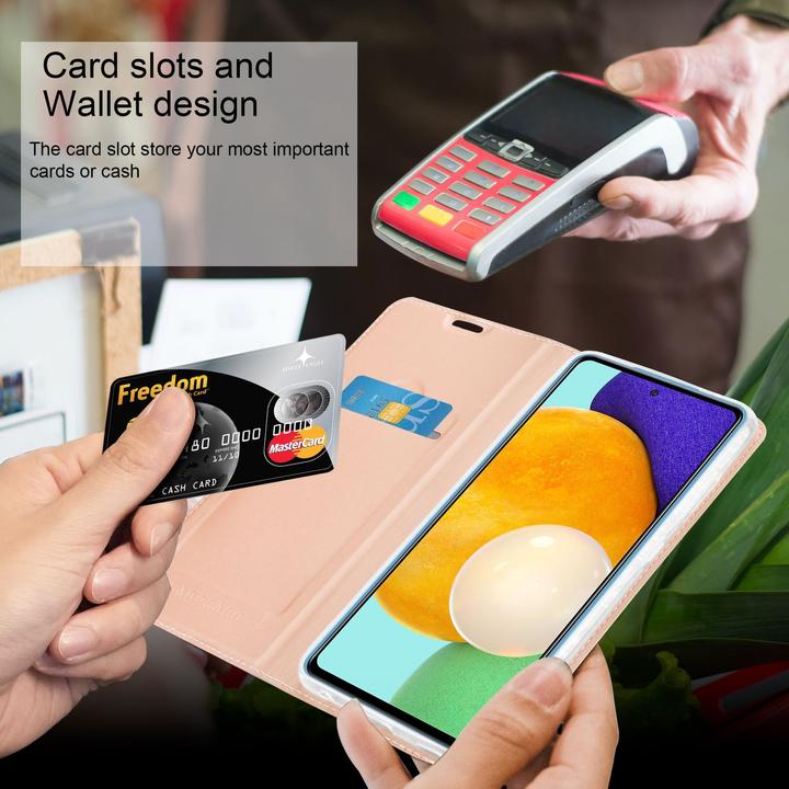 Produktbild Cadorabo Classy Book Hülle für Samsung Galaxy A52 (4G / 5G) / A52s (Samsung Galaxy A52, Samsung Galaxy A52 5G, Samsung Galaxy A52s 5G)