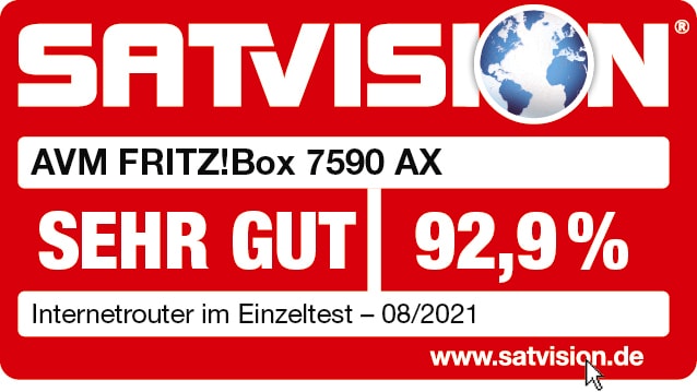 Productafbeelding AVM FRITZ!Box 7590 AX zonder ISDN