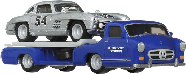 Actual product image Hot Wheels Car Culture: Team Transport Mercedes-Benz 300 SL & '55 Mercedes Benz Blaues Wunder