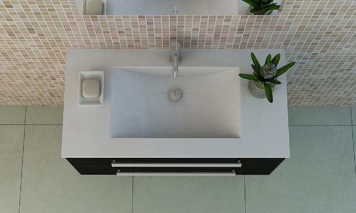 Actual product image Jet-Line Bathroom set LOCARNO black