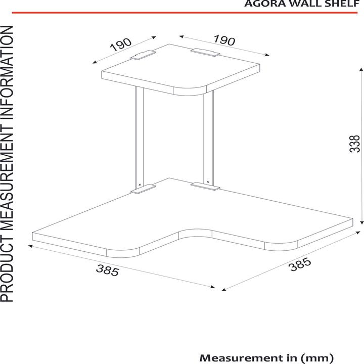 Actual product image Hanah Home Aila (38.5 x 34 x 38.5 cm)