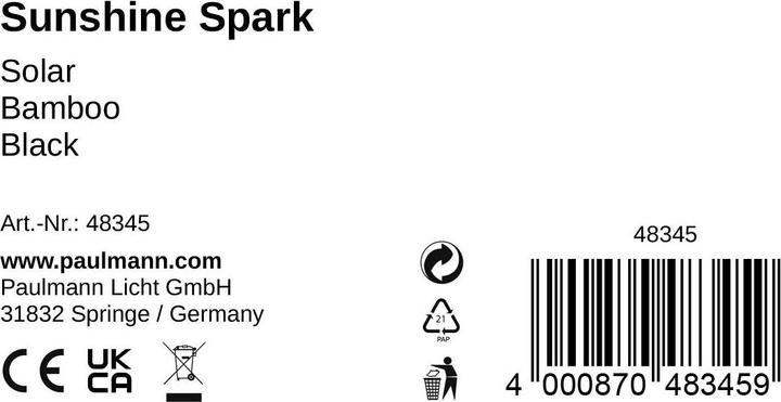 Produktbild Pauleen Solar Laterne Spark