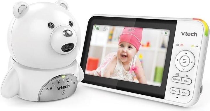 VTech Babyphone vidéo 5 pouces BM-5150 (Vidéo et audio, 300 m)
