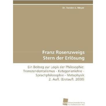 Franz Rosenzweigs Stern der Erlösung, Sachbücher