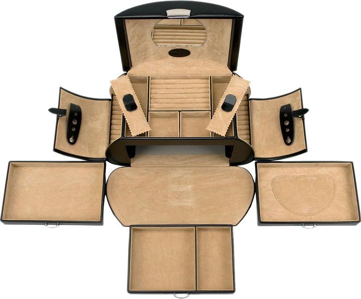 Produktbild Windrose Schmuckkästchen Merino 12 - Schwarz