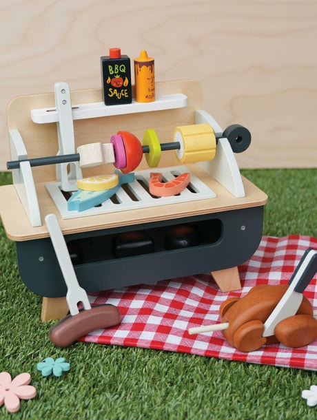 Productafbeelding Tender Leaf Toys Houten barbecue speelset