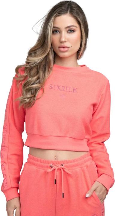 Immagine prodotto Siksilk Felpa Corta Ricamato Loop Back Donna (32)