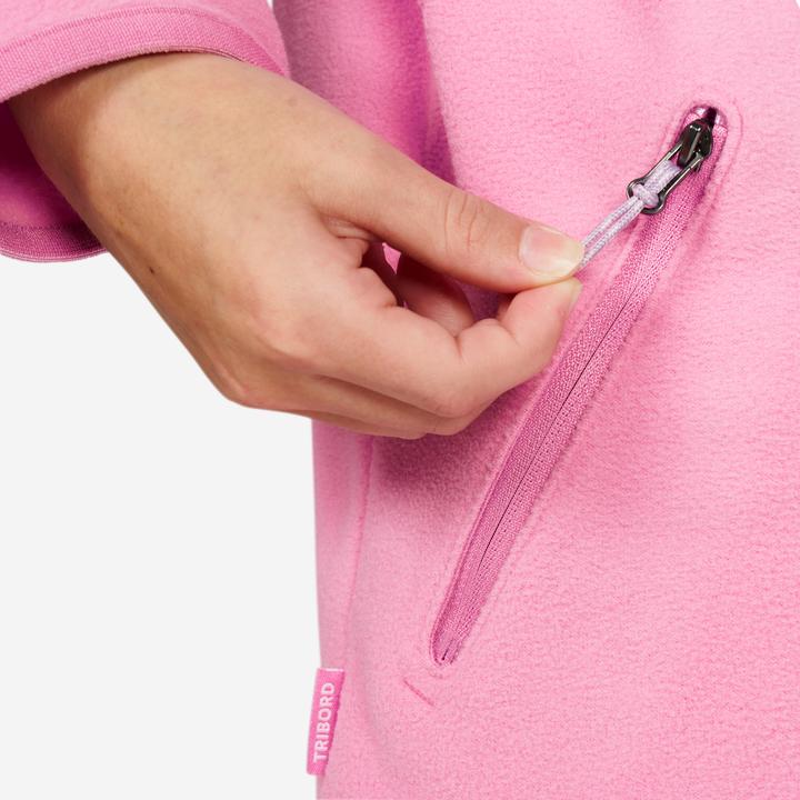 Produktbild Tribord Fleecejacke Segeln Kinder warm 100 rosa (134)