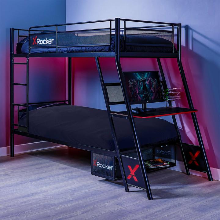 Immagine prodotto X Rocker Xrocker Armada Letto Da Gioco A Due Piani (90 x 190 cm)