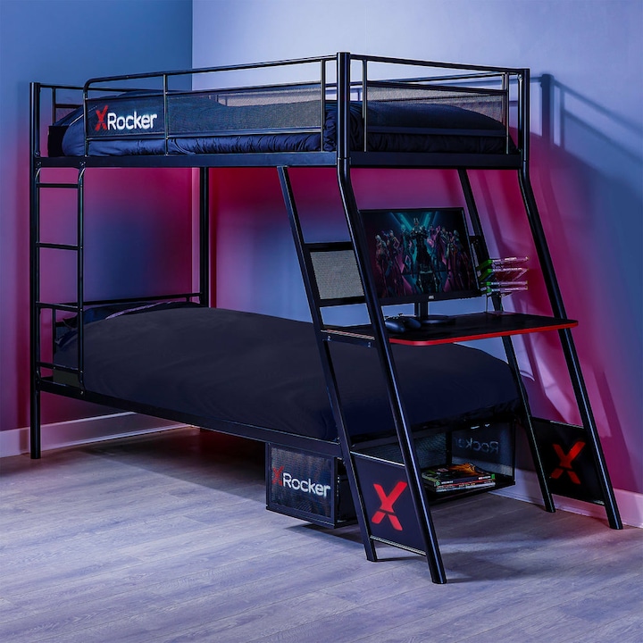 Productafbeelding X Rocker Xrocker Armada Dubbeldeks Gaming Bed (90 x 190 cm)