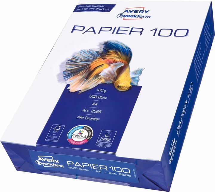 Image du produit Avery Papier jet d'encre (100 g/m², 500 x, A4)