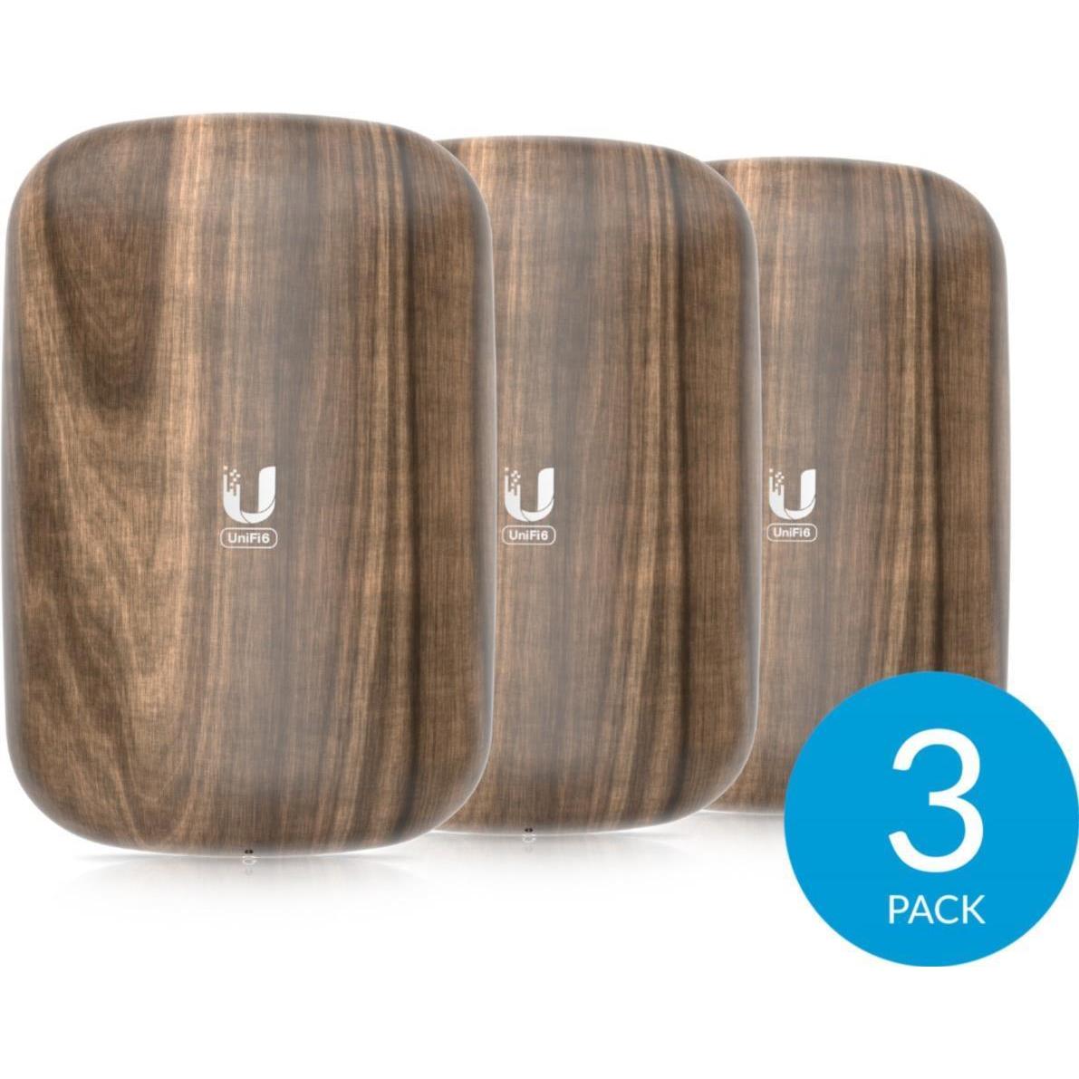 Ubiquiti U6 Extender/BeaconHD Cover - Wood (3-pack), Access Point