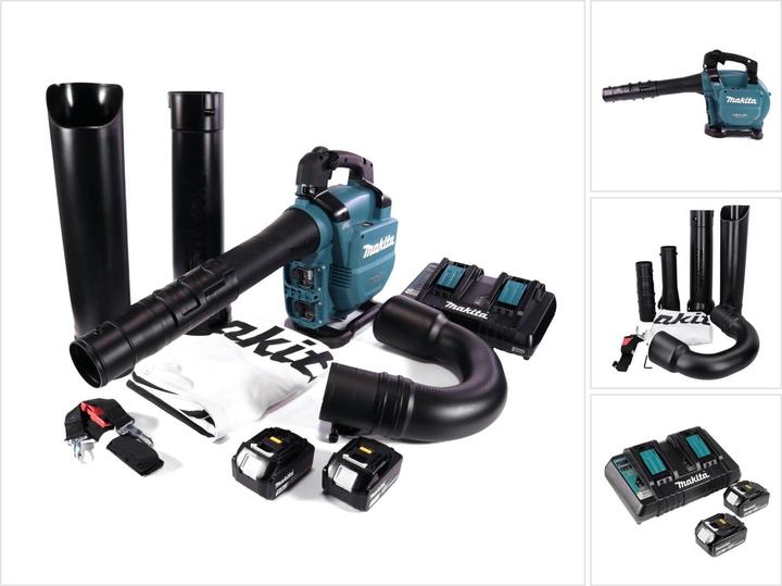 Productafbeelding Makita DUB363PT2V (Oplaadbare batterij, Vacuüm en ventilator, Bladblazer, Bladzuiger)