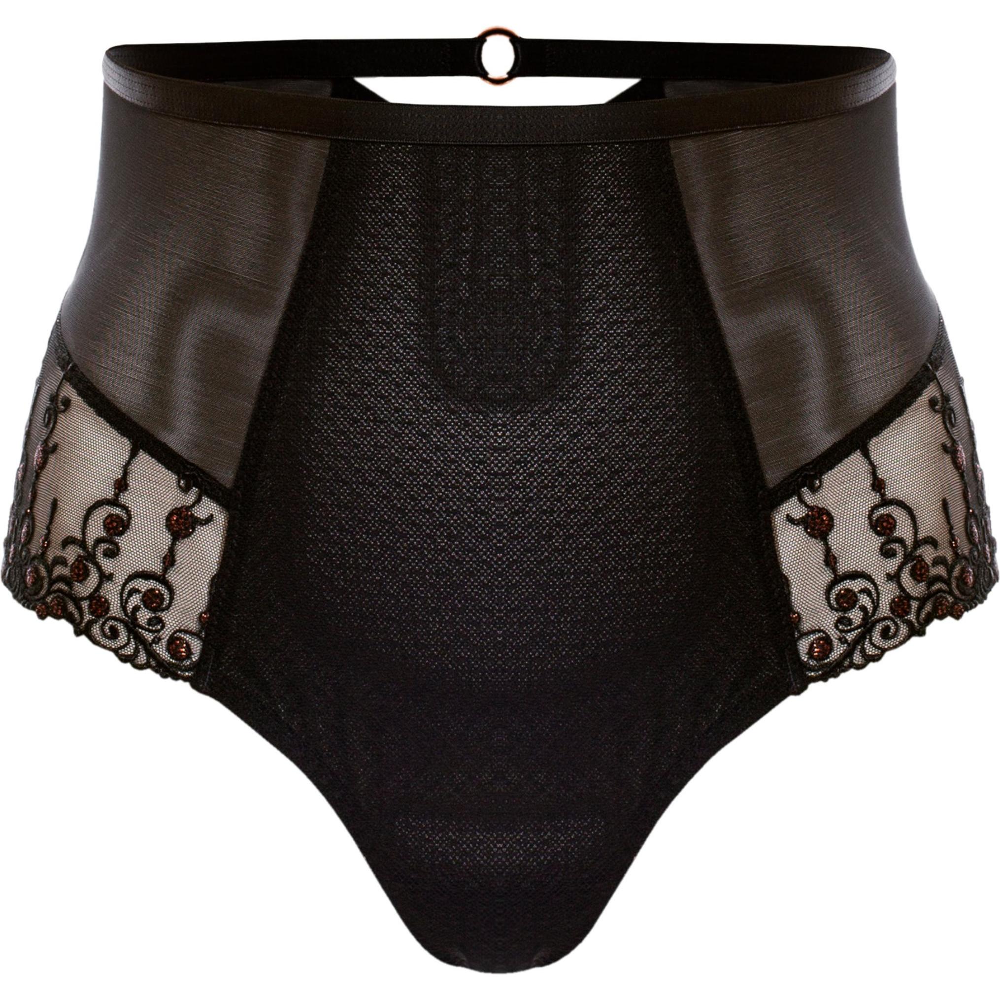 Ulla, Damen, Unterhosen, Exclusive Line Taillenslip, Schwarz, (38, Einzelpack)