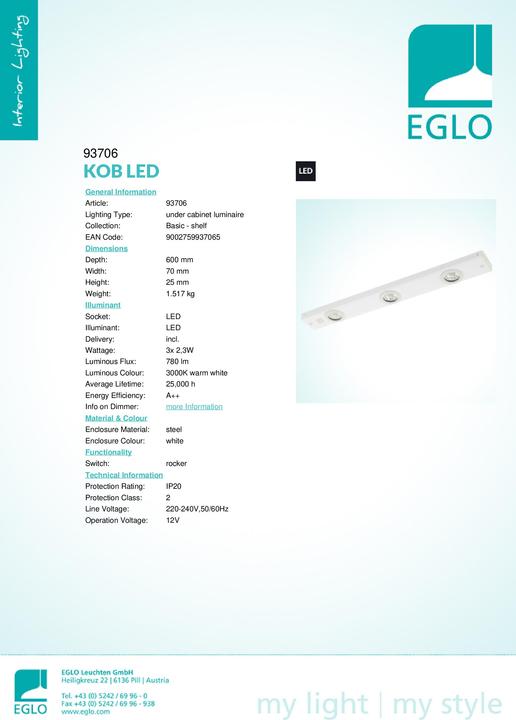 Produktbild EGLO Kob (780 lm)