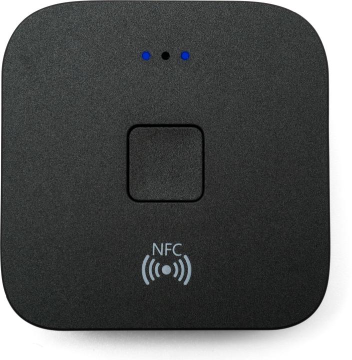 Actual product image Deltalabs 2in1 NFC Bluetooth 5.0 HD Audio Receiver mit 3.5mm Klinke / Cinch - Schwarz (Transmitter & Receiver)