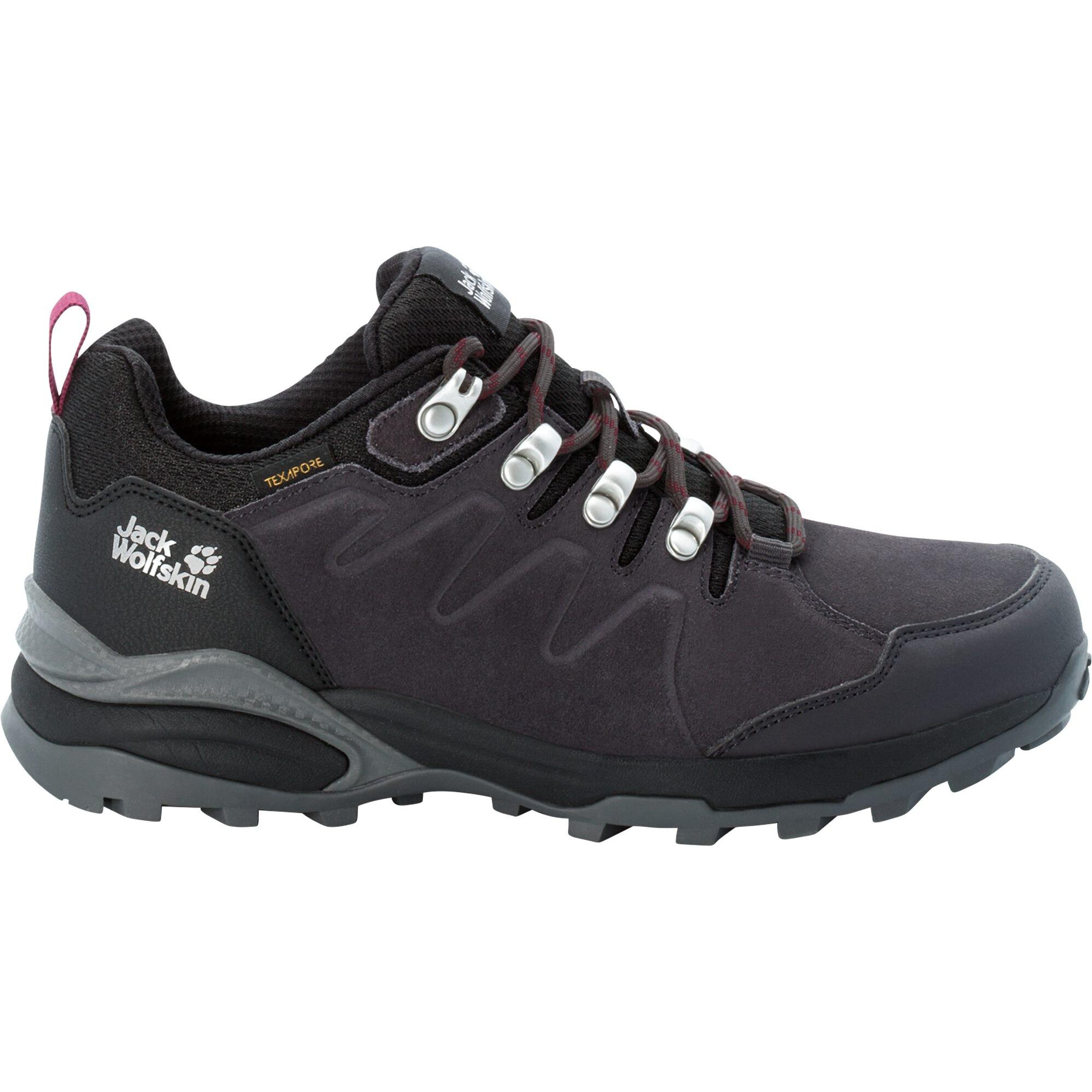 Jack Wolfskin, Damen, Wanderschuhe, Refugio Texapore Low W (37), Grau