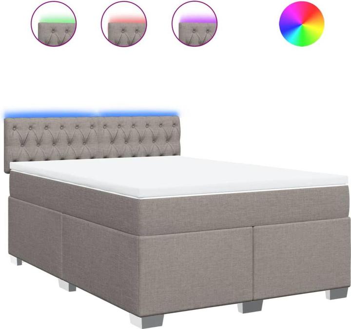 Produktbild vidaXL Boxspringbett (140 x 190 cm)