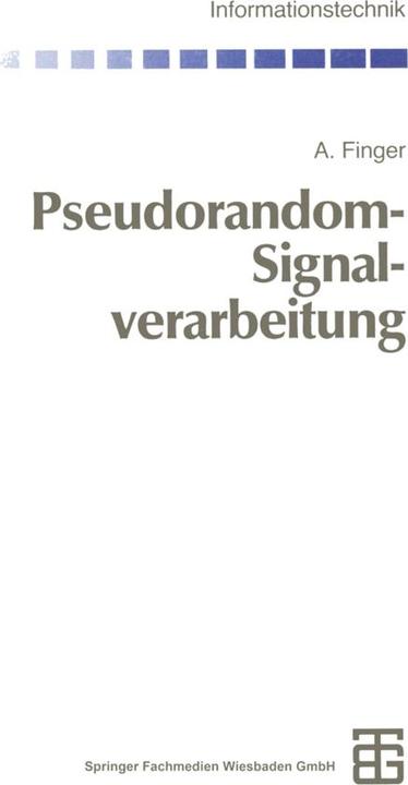 Produktbild Pseudorandom-Signalverarbeitung (Deutsch, Adolf Finger, 2013)