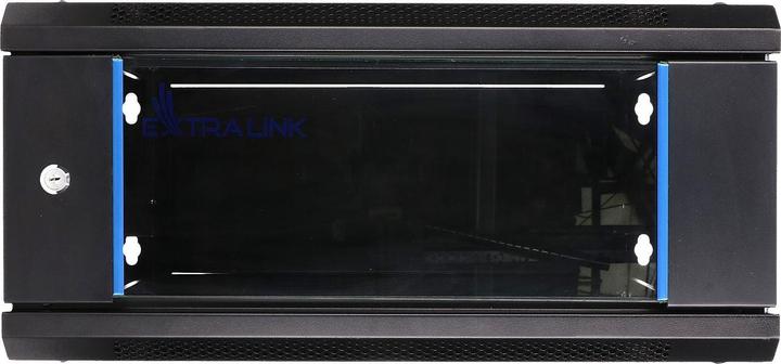 Produktbild Extralink 4U 600X450 WALL-MOUNTED RACKMOUNT CABINET BLACK Wall mounted rack (4 HE, 19 Zoll Rack)