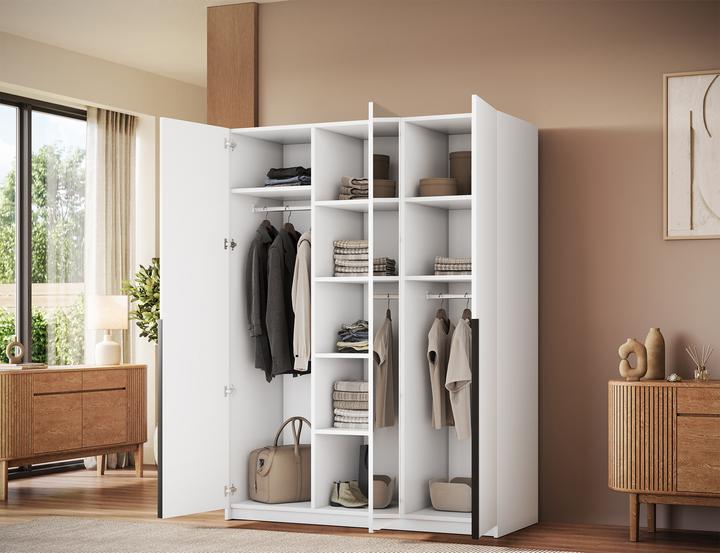 Produktbild ADRK Furniture Alera III Drehtürenschrank (148 x 58 x 204 cm)