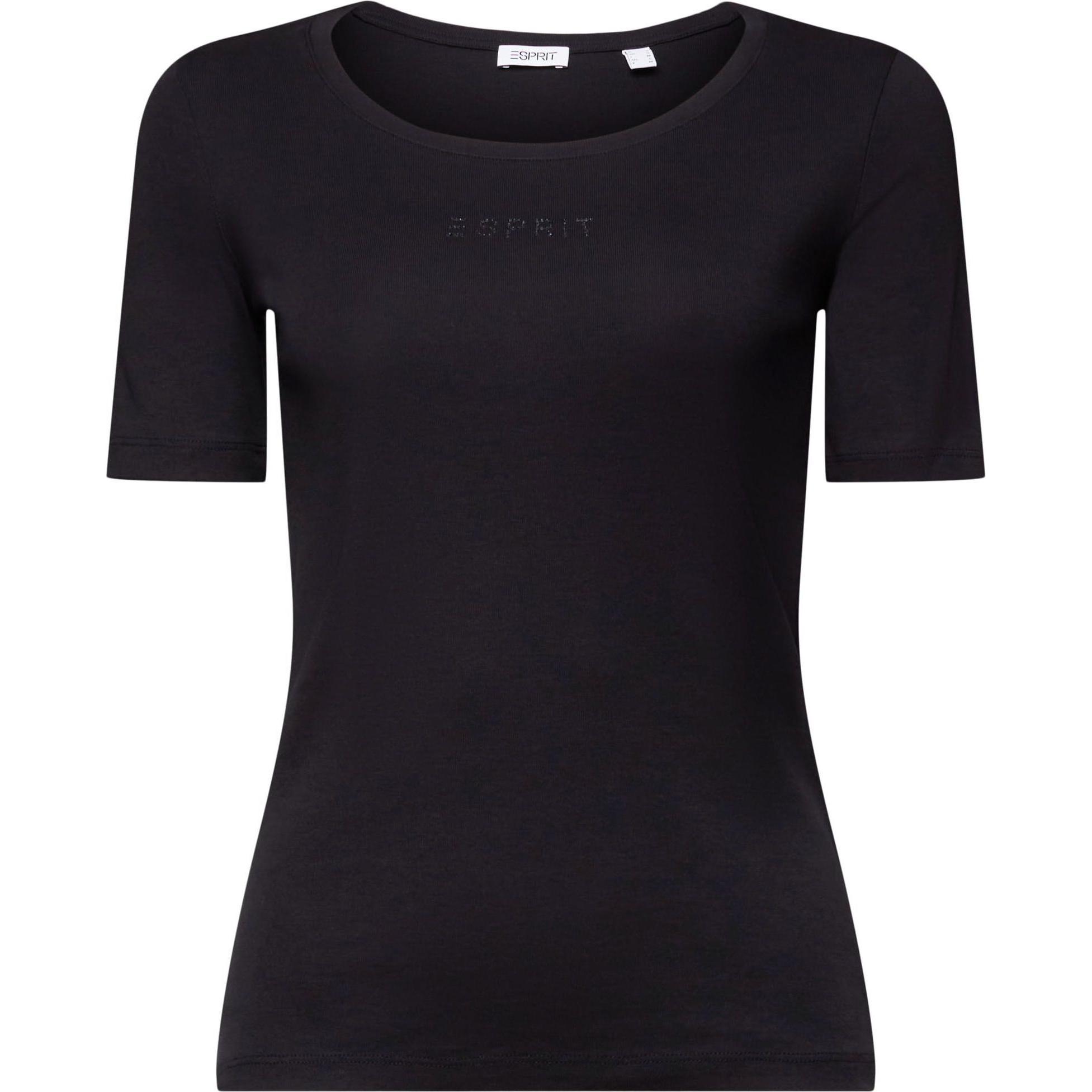 Thumbnail - Esprit, Damen, Shirt, t-shirt, Schwarz, (XXS)