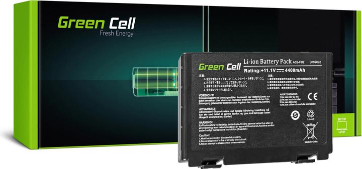 Immagine prodotto GreenCell AS01 - Batteria - ASUS - K40 K50 K50AB K50C K51 K51AC K60 K70 X70 X5DC (6 cubicoli, 4400 mAh)
