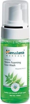 Image du produit Himalaya Herbals Purifying Neem Foaming Face Wash Prevents Pimples Purifies Cleanses All Skin Type 150ml (Mousse nettoyante, 150 ml)