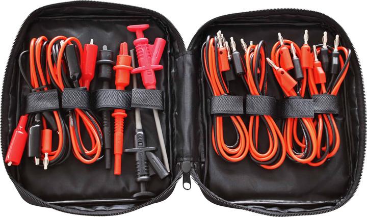 Produktbild Peaktech Messzubehör-Set, P 8201, für Labornetzgeräte mit 4 mm Steckern