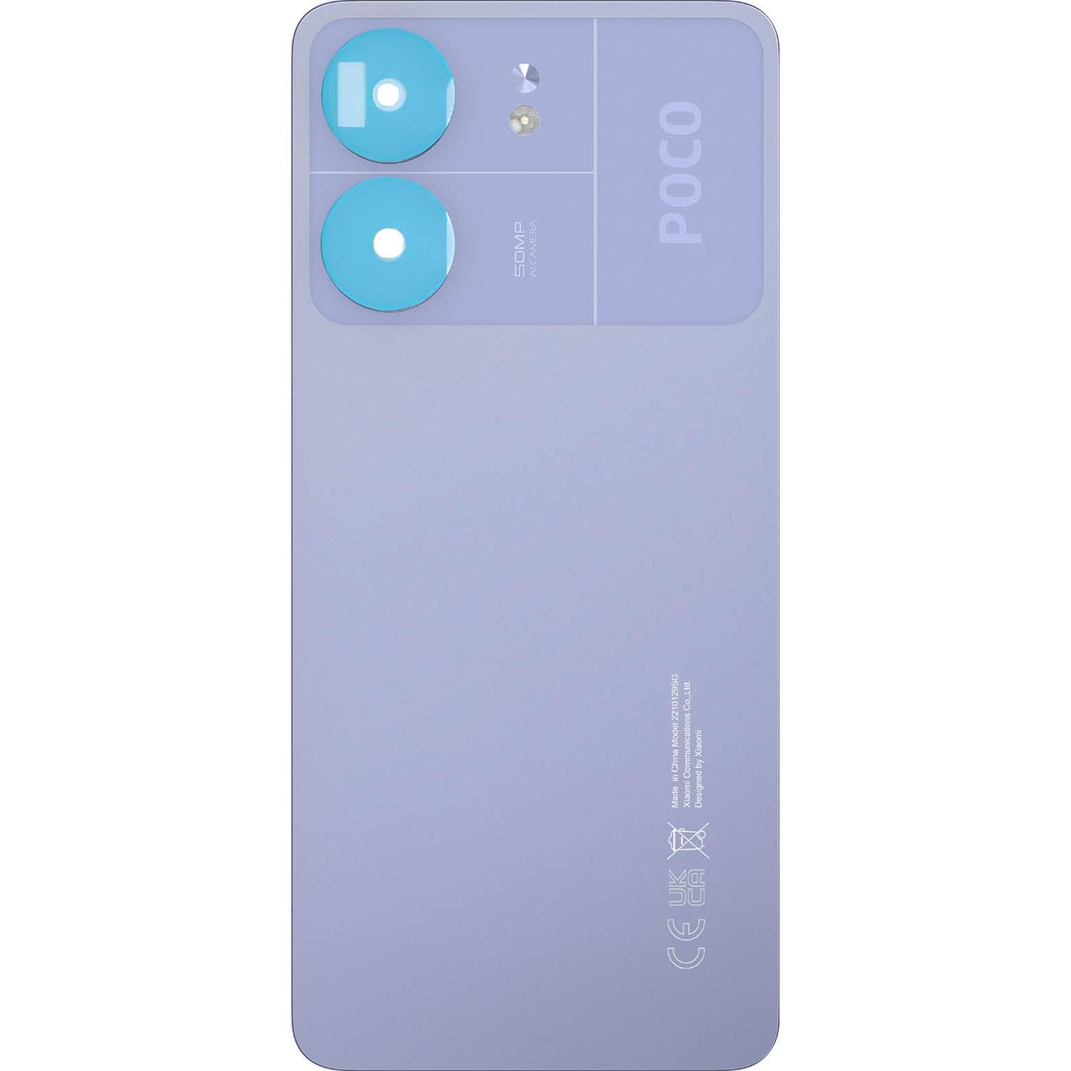 Clappio Ersatzteil Rückseite (Poco C65), Mobilgerät Ersatzteile, Violett